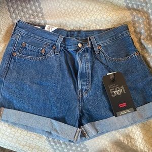 Levi’s mid-rise 501 shorts